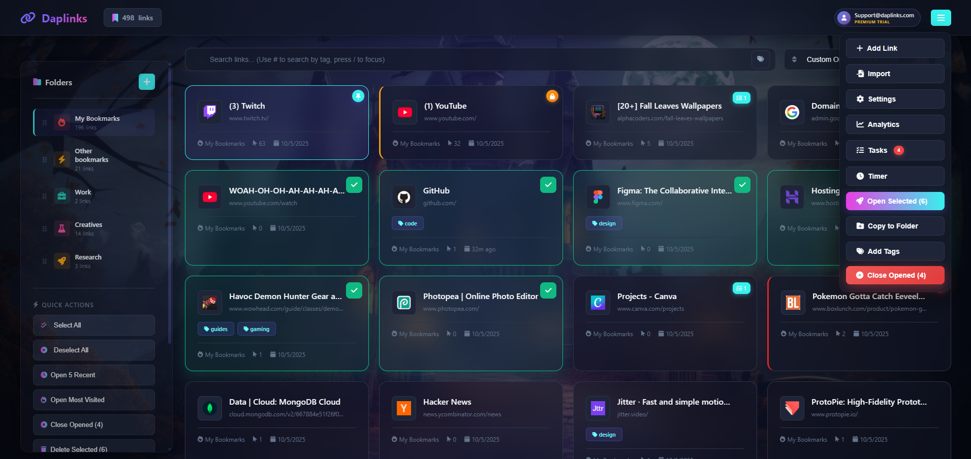 Multi-Select and Bulk Actions